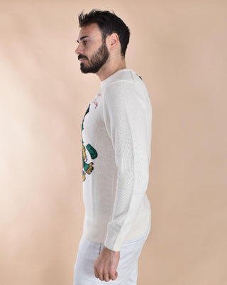 Maglia Mc2 Saint Barth paperone scrooge ready bianca 0010510 MC2 SAINT BARTH