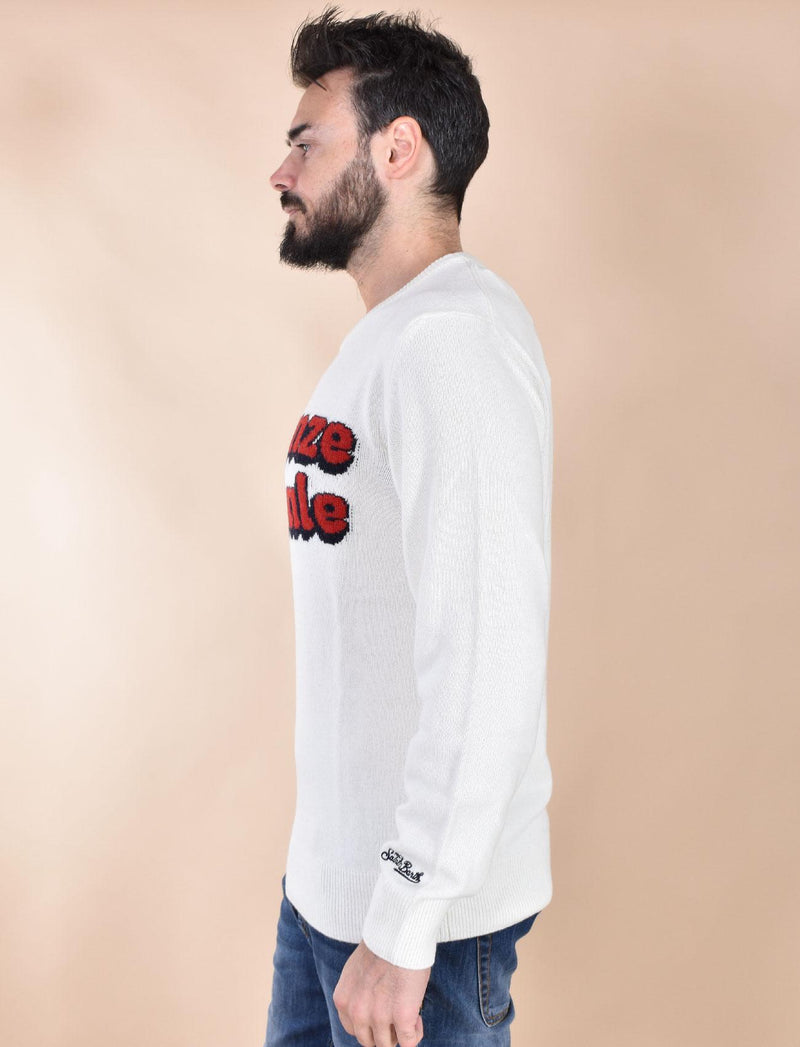 Maglia Mc2 Saint Barth Vacanze di Natale bianca 0222610 MC2 SAINT BARTH