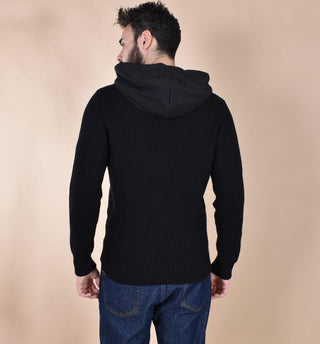 Felpa maglione Gran Sasso Rain Wool nero 13198 24640099 GRAN SASSO