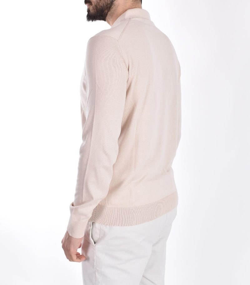 Polo Gran Sasso Suvin manica lunga beige 