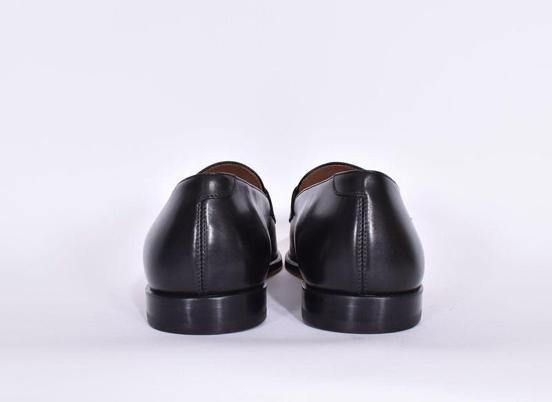 Mocassino Doucal's scarpe penny Deco 50 years neri 