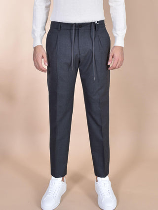 Pantalone Be Able Riccardo grigio antracite WML lacci WML RIC01 BE ABLE