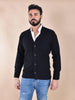 Cardigan Gran Sasso Super Geelong nero