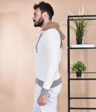 Maglia felpa BoB Mars bianco beige MARS01 BOB