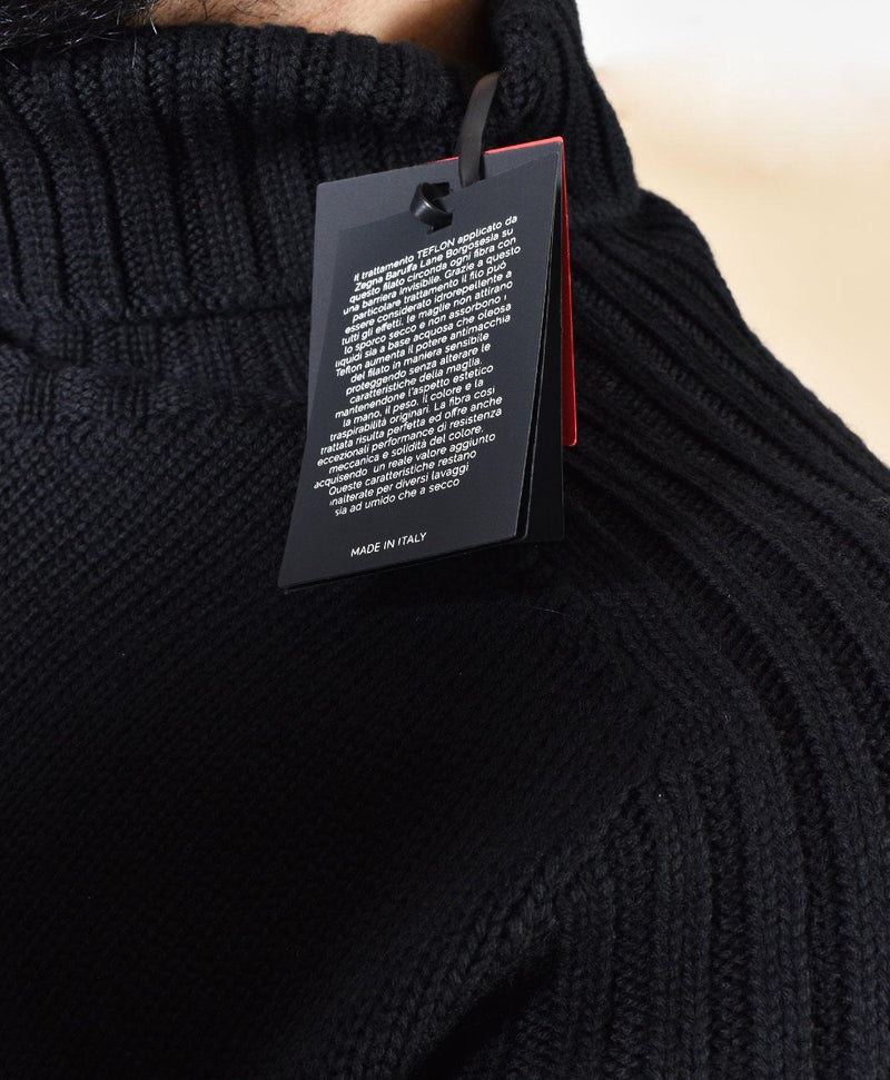 Dolcevita Gran Sasso Rain Wool bianco nero 14136 24609099 GRAN SASSO