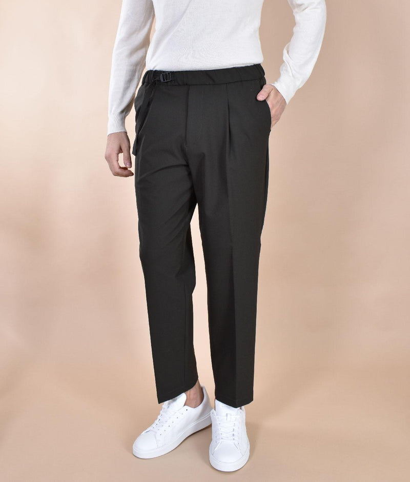 Pantalone Be Able Taka verde elastico cinturino TAK BTN01 BE ABLE