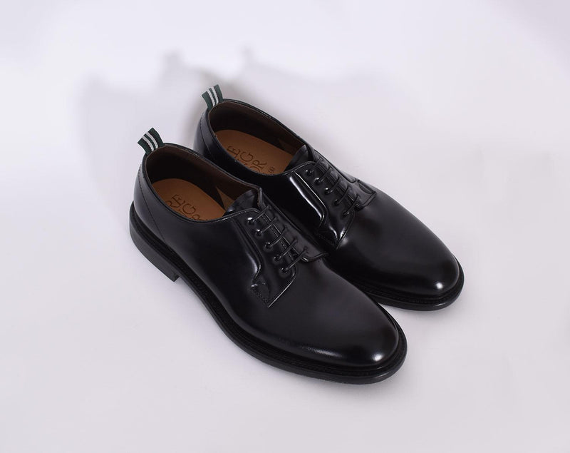 Scarpe Green George derby polished nere 