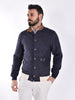 Giubbino BoB bomber blu scamosciato ONE
