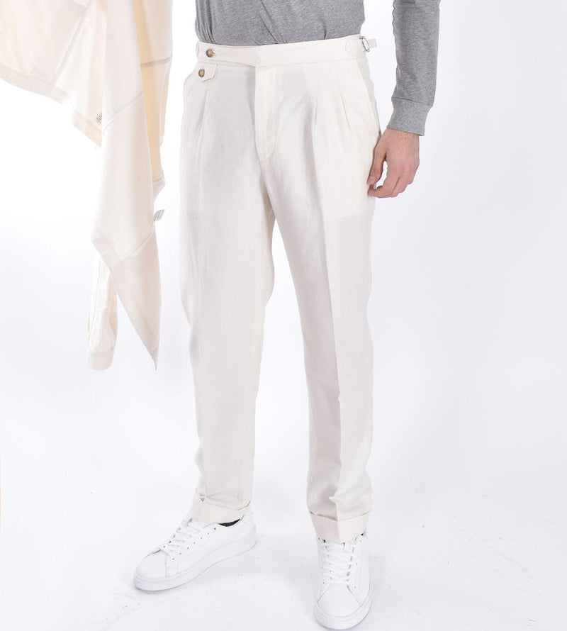 Abito Gran Sasso sahariana lino sabbia 