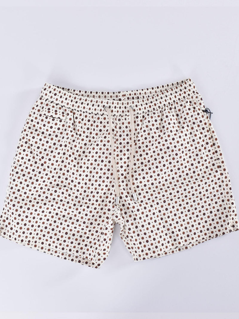 Costume da bagno Mc2 Saint Barth bianco flower tie 
