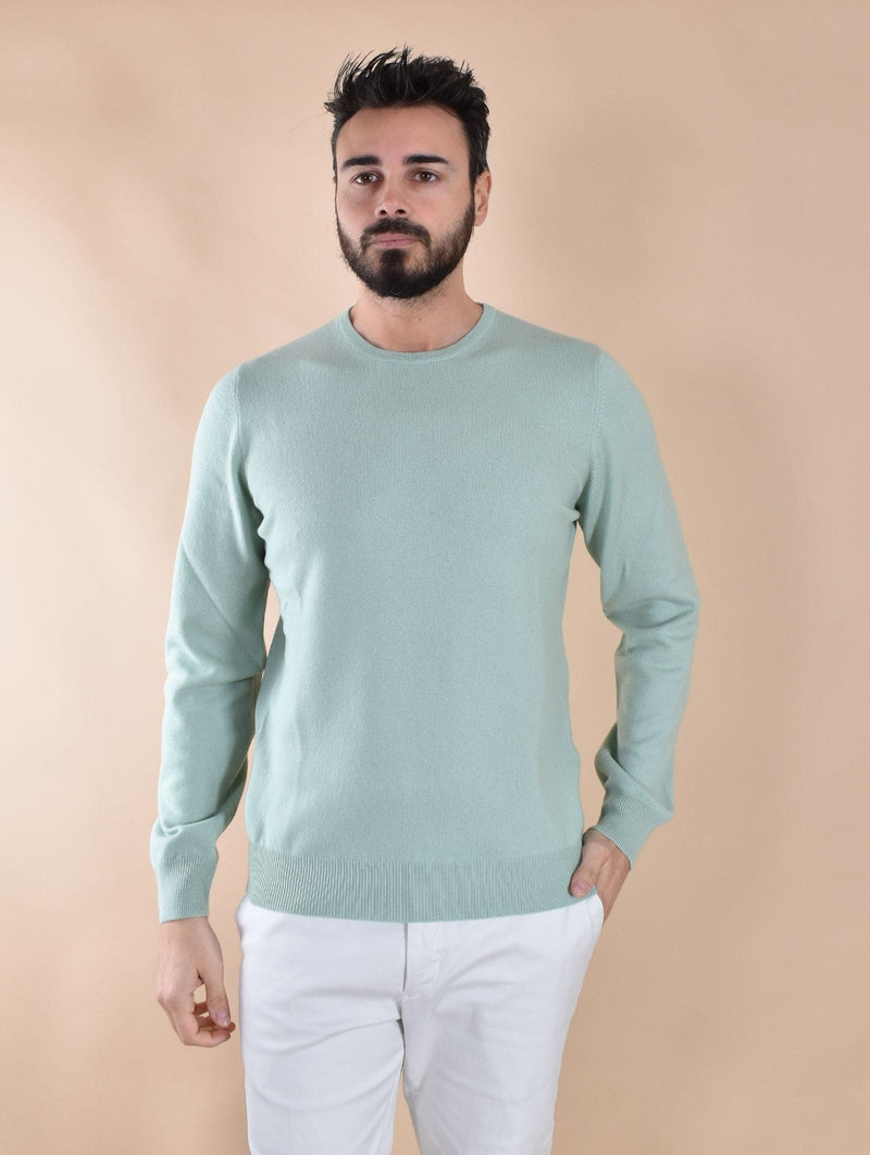 Maglia Gran Sasso cashmere lana salvia 55159 19699417 GRAN SASSO