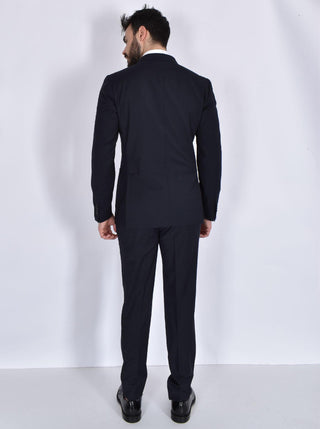 Abito Santaniello doppiopetto blu E2489B78B SANTANIELLO