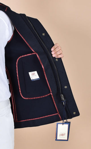 Cappotto BoB blu notte Wick cappuccio WICK15302 BOB