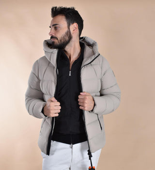 Giubbotto Piumino Heskimo puffer bistretch beige 44001803 HèSKIMO