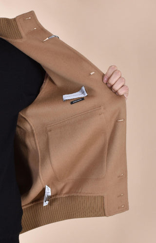 Giubbino Daniele Alessandrini bomber cammello J00401 DANIELE ALESSANDRINI