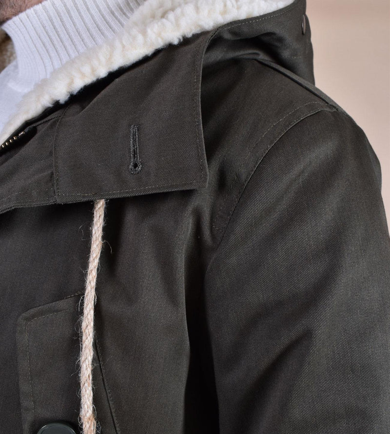 Giubbotto l'eskimo parka cintura verde MAXI01 l'eskimo