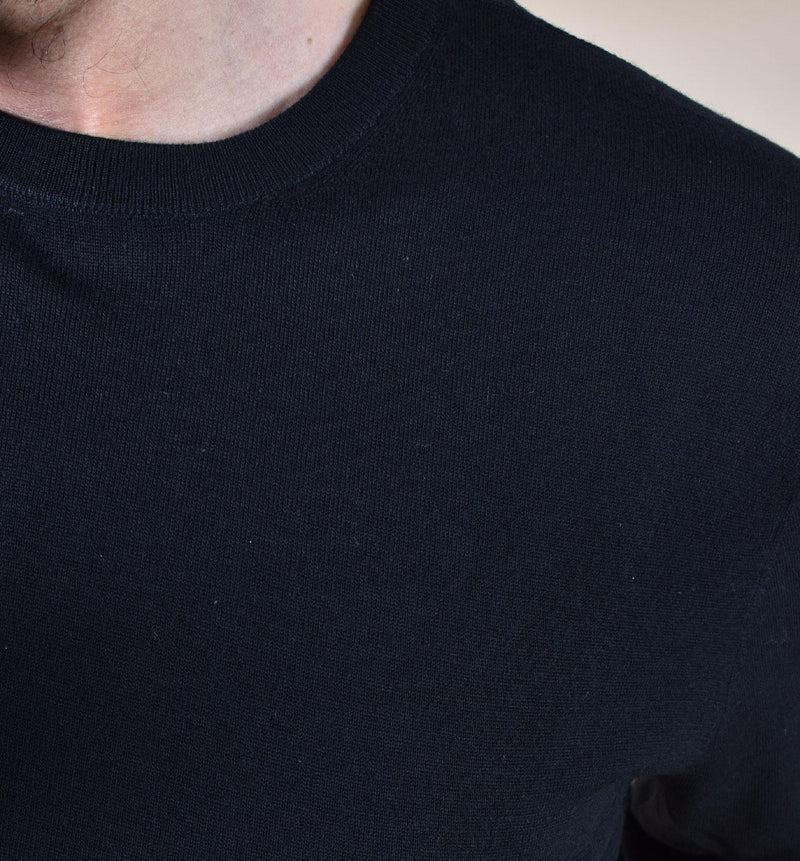 Maglia Mc2 Saint Barth nera Regent merino extrafine REGENT MERINO00 MC2 SAINT BARTH