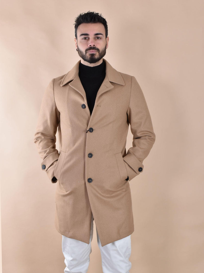Cappotto RPL trench baronetto cammello C1101 RPL