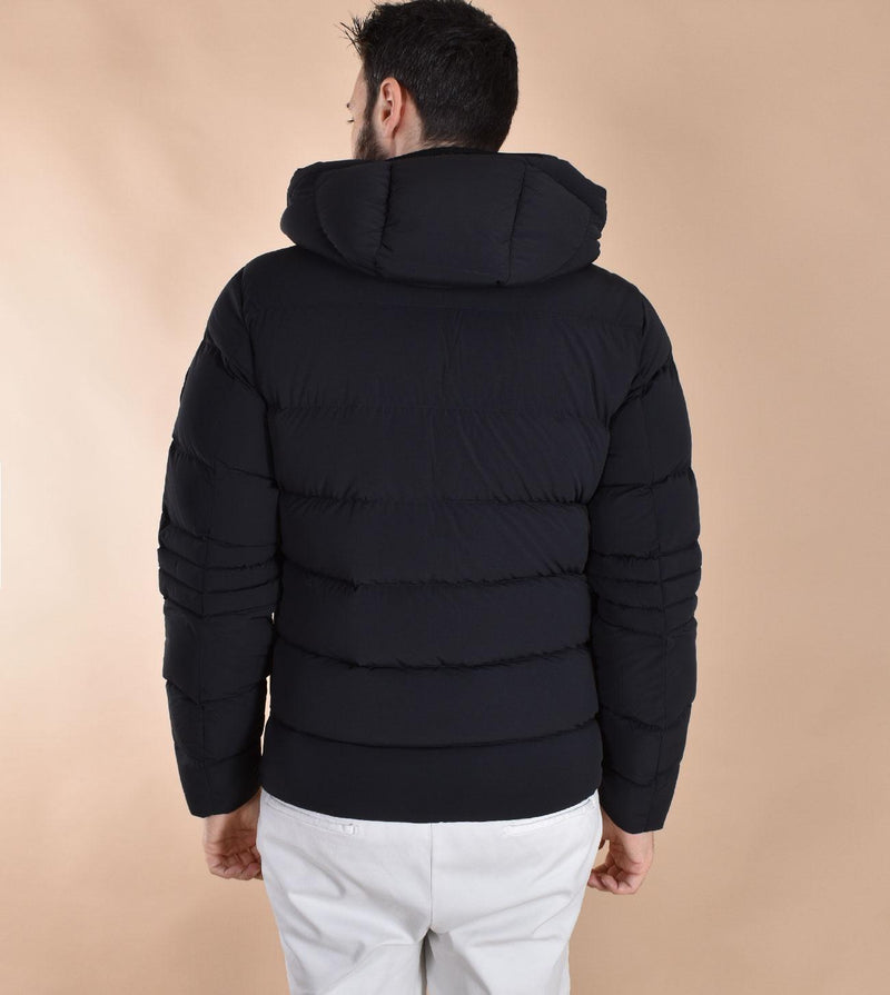 Giubbotto Piumino Heskimo puffer bistretch nero 44001802 HèSKIMO
