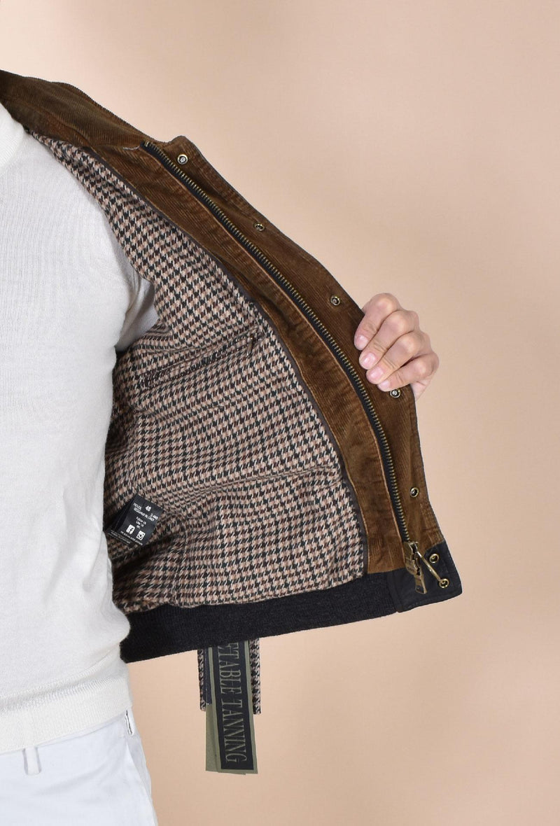 Giubbotto Jack Leathers bomber pelle Ottaviano nero OTTAVIANO20 THE JACK LEATHERS