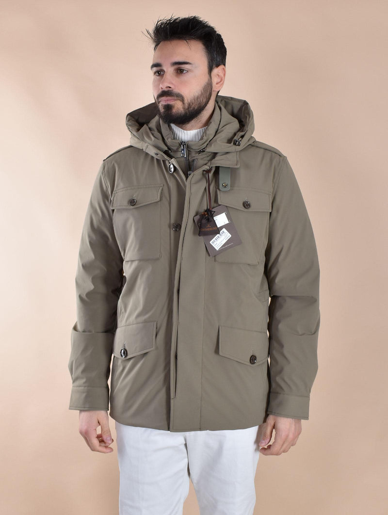 Giubbotto Onthebund field jacket verde muschio 