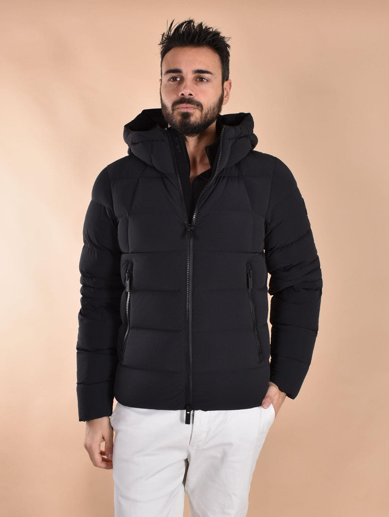 Giubbotto Piumino Heskimo puffer bistretch nero 44001802 HèSKIMO