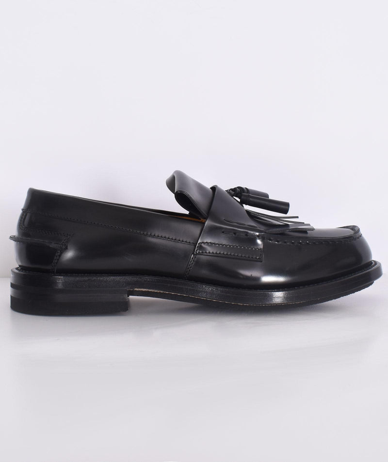 Scarpe Fabi mocassini artigianali pelle spazzolata nappine FU112601 FABI