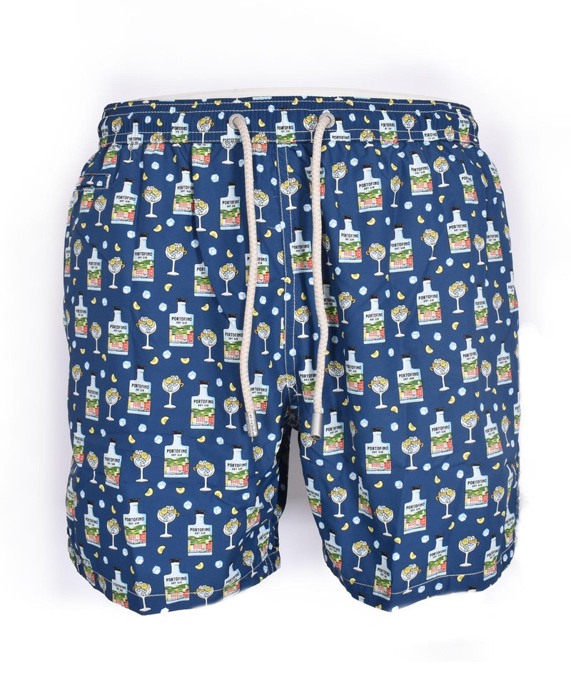 Costume bagno Mc2 Saint Barth blu portofino gin 0568661 MC2 SAINT BARTH