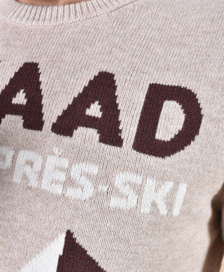 Maglia Mc2 Saint Barth beige bianca gstaad stylized 0006811 MC2 SAINT BARTH