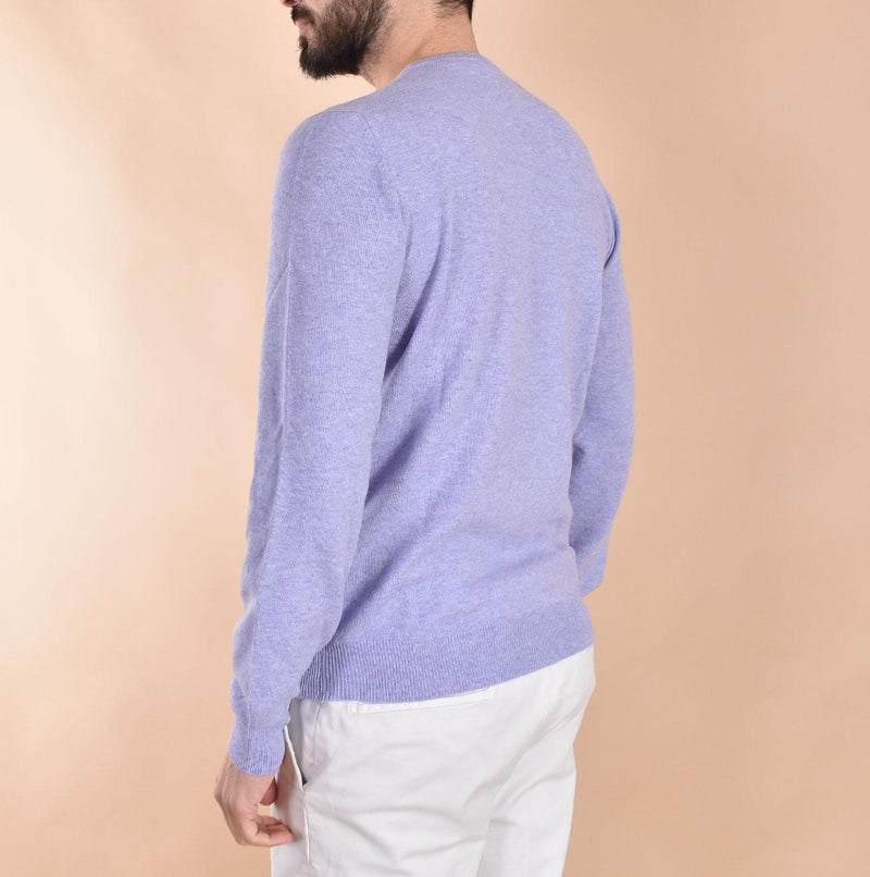 Maglia Gran Sasso cashmere lana glicine 55159 19699713 GRAN SASSO