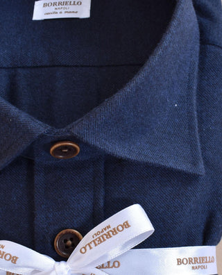 Camicia Borriello invernale blu 210484 BORRIELLO