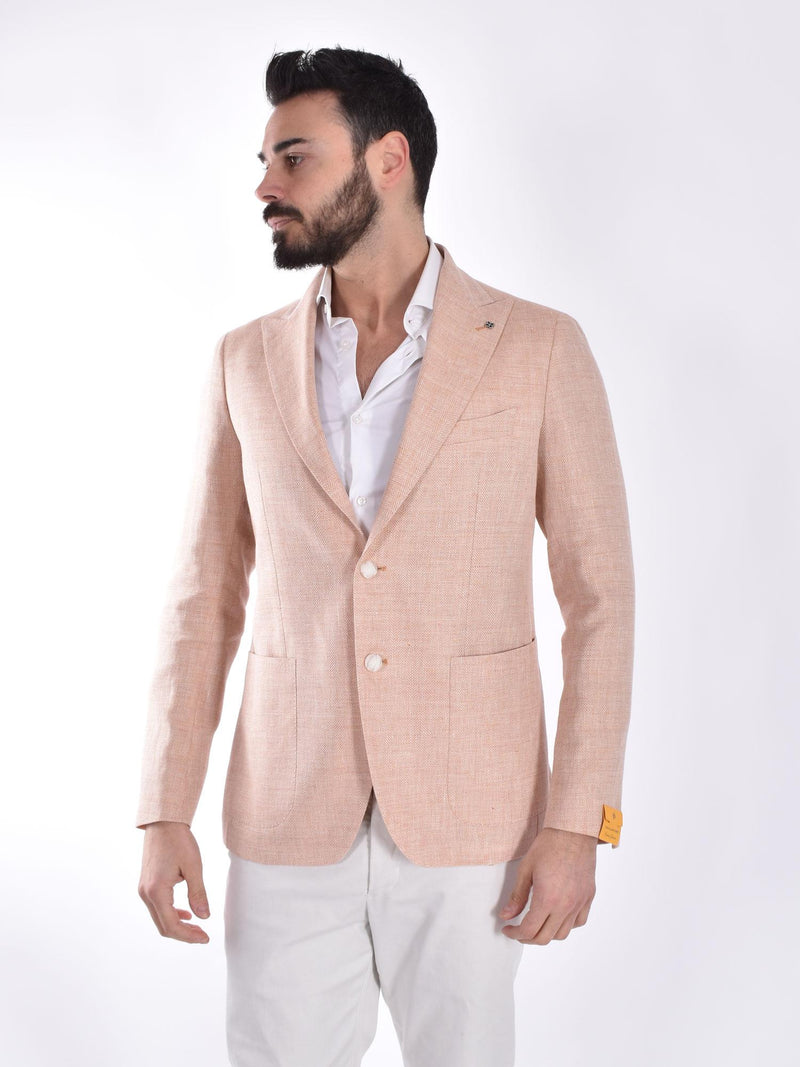 Giacca Tagliatore lino pesca 