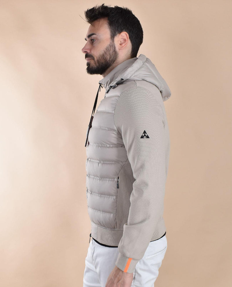 Giubbotto Heskimo doppio tessuto beige 944007102 HèSKIMO