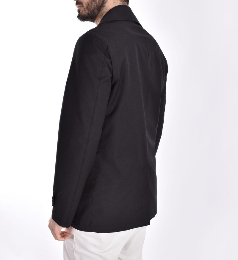 Cappotto doppiopetto Outfit Italy nero 