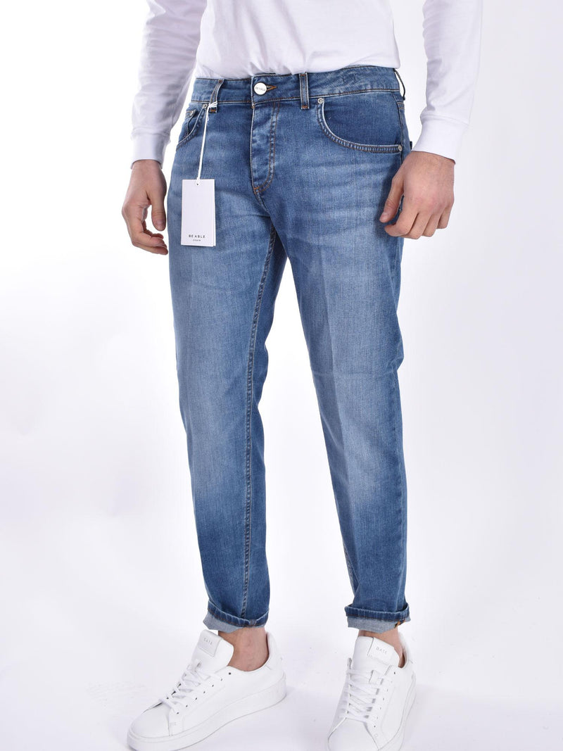 Jeans Be Able Davis Shorter blu chiaro 