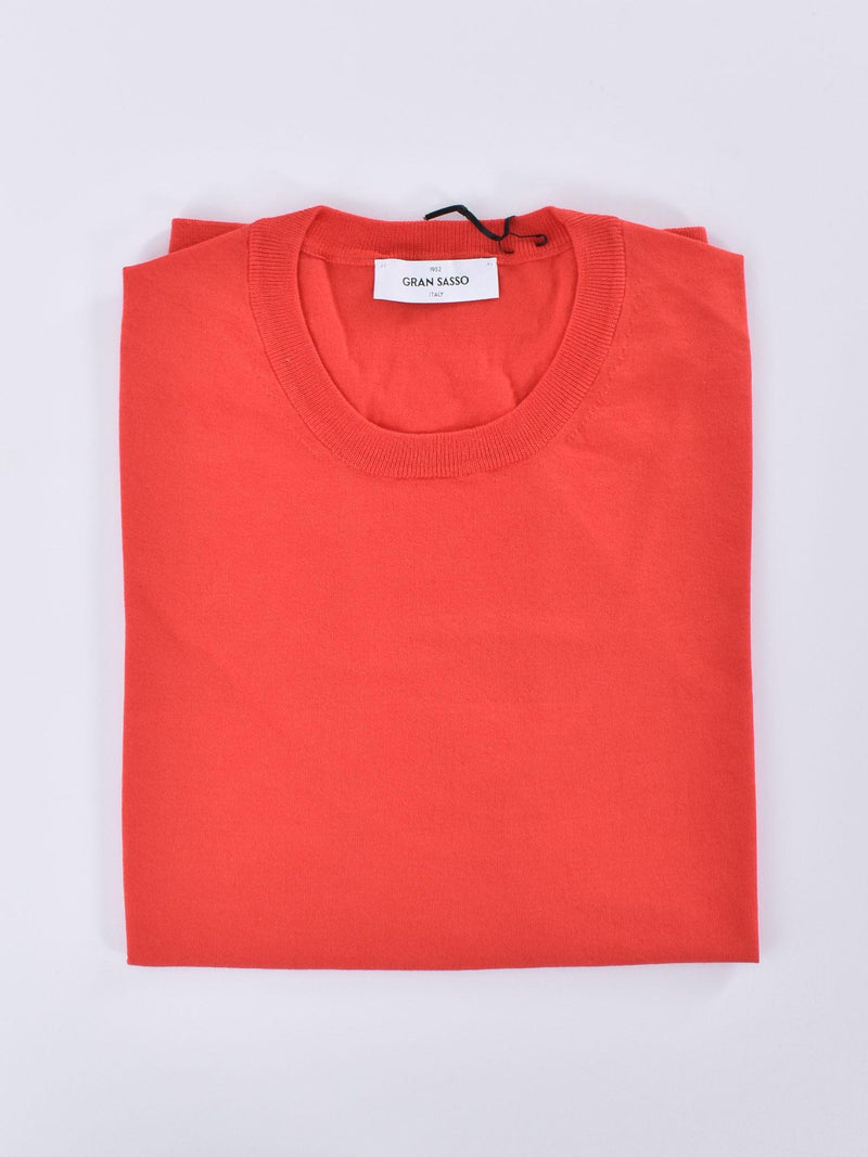 Maglia Gran Sasso fresh cotton rosso 
