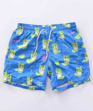 Costume bagno Mc2 Saint Barth Crypto mojito blu 0299017 MC2 SAINT BARTH