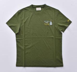T-shirt Mc2 Saint Barth verde tequila drink save water 0528652 MC2 SAINT BARTH