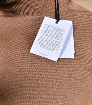 Maglia Gran Sasso lupetto cammello merinos extrafine 55155 14290149 GRAN SASSO