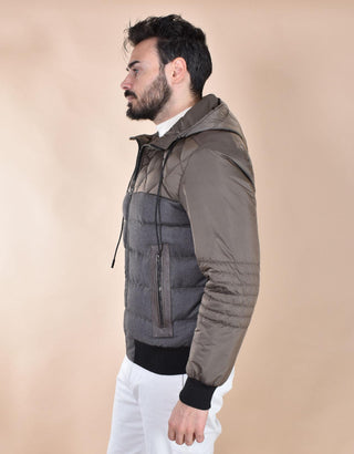 Giubbotto Piumino Yes London bronzo doppio tessuto XG526401 YES LONDON