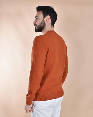 Maglia Gran Sasso ruggine girocollo Super Geelong 23131 25012373 GRAN SASSO