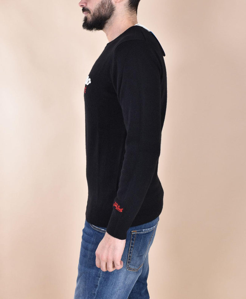 Maglia Mc2 Saint Barth nera Roccaraso abituè 0196800 MC2 SAINT BARTH