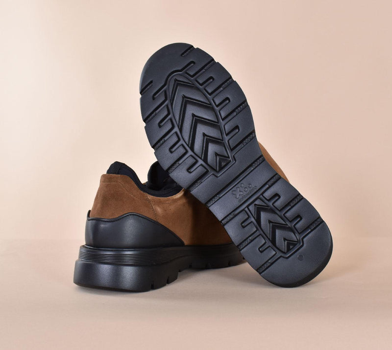 Scarpe Fabi doppio tessuto suede tabacco Velour FU1232B03LON84N55A FABI