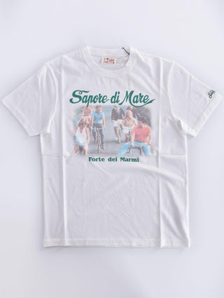T-shirt Mc2 Saint Barth sapore di mare bici 0558301 MC2 SAINT BARTH