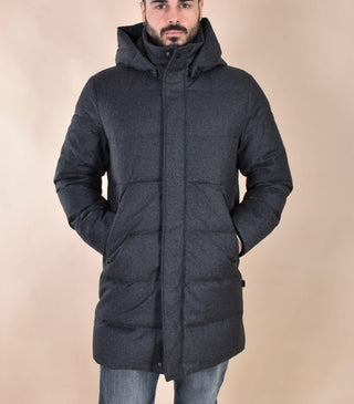 Giubbotto parka Duno Magnus Loro Piana antracite Levico MAGNUS480 DUNO