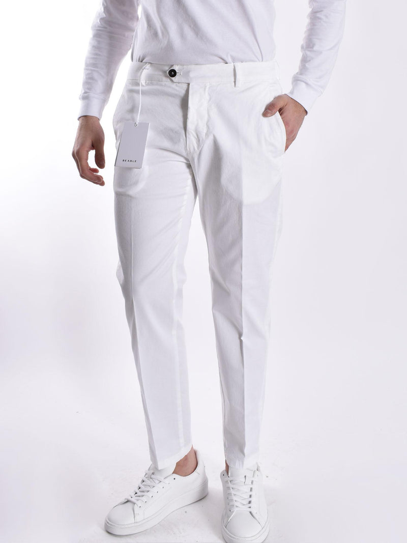 Pantalone Be Able Alexander Shorter bianco 