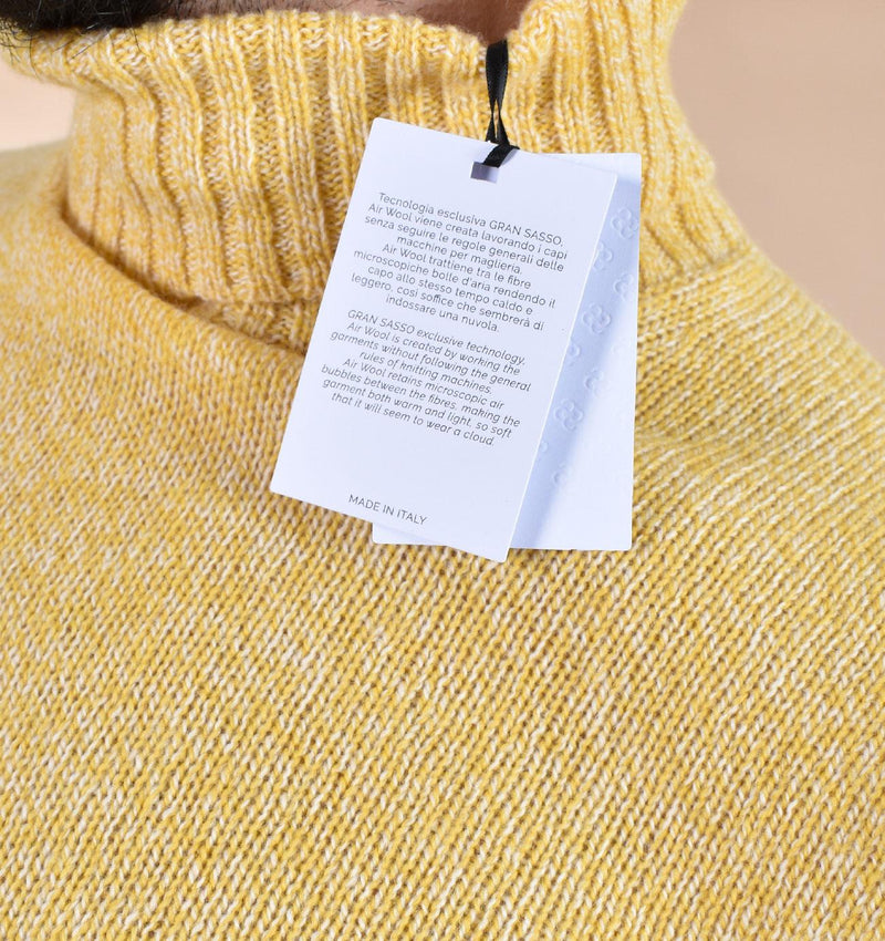 Dolcevita Gran Sasso air wool giallo 13126 22601838 GRAN SASSO