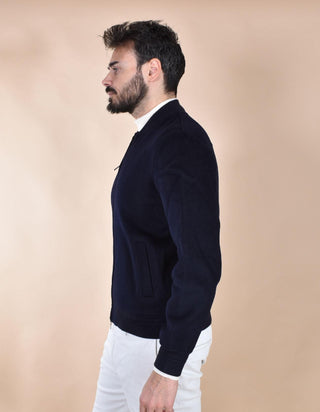 Giubbotto Mc2 Saint Barth Camden lana college blu CAMDEN61 MC2 SAINT BARTH