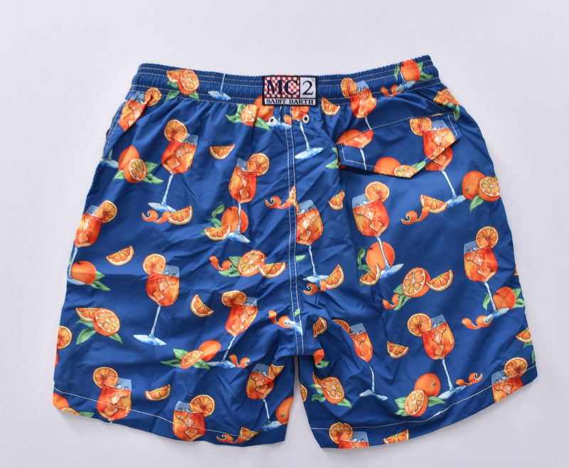 Costume bagno Mc2 Saint Barth orange taste blu 