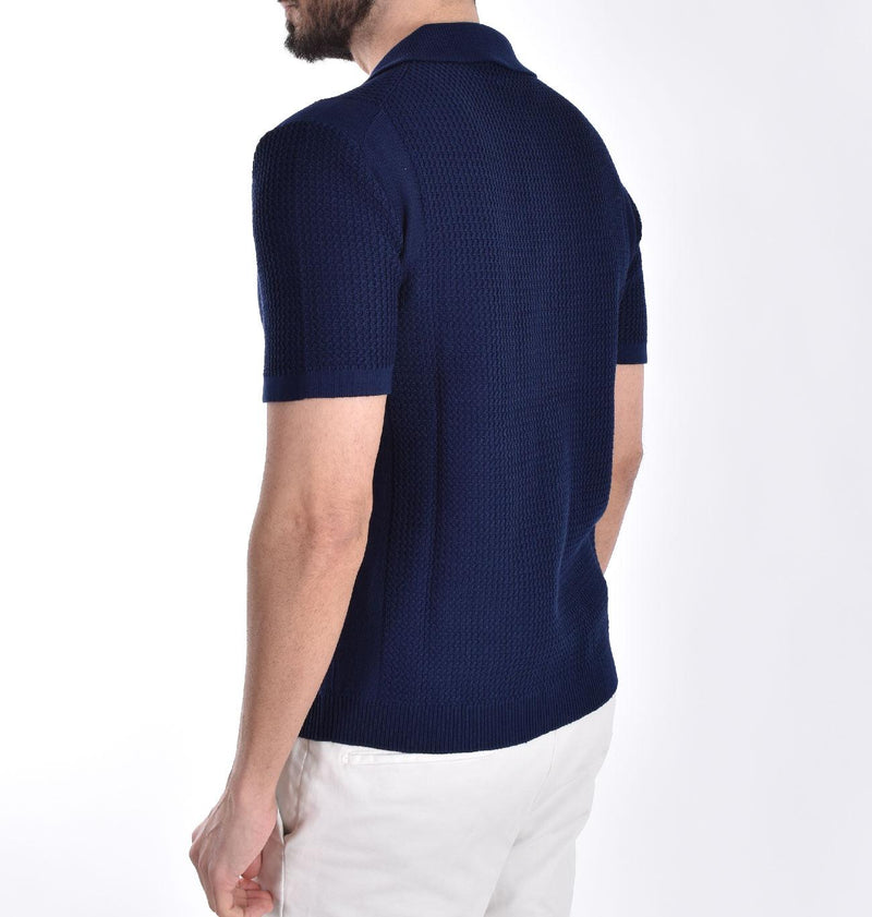 Camicia Daniele Fiesoli maglia blu 